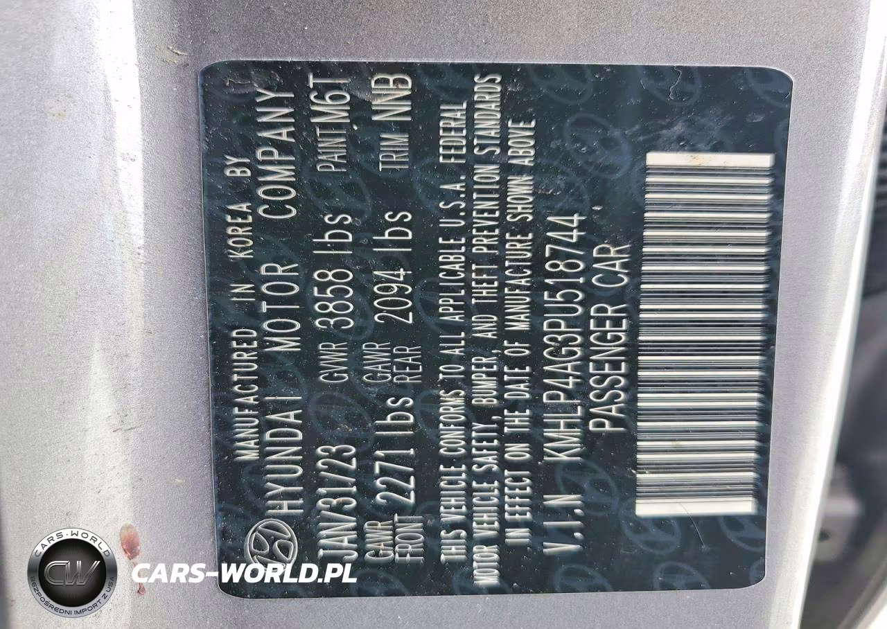 2023 Hyundai Elantra Limited VIN:KMHLP4AG3PU518744 - 13