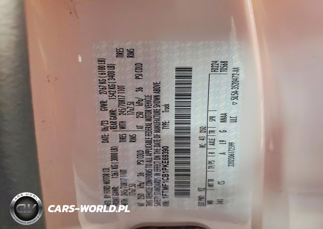 2023 Ford F150 VIN:1FTMF1CB1PKE69390 - 12