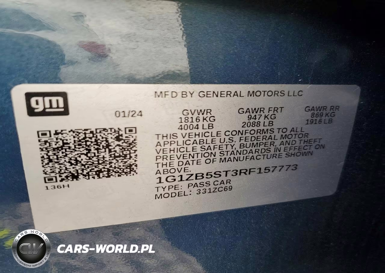 2024 Chevrolet Malibu Ls VIN:1G1ZB5ST3RF157773 - 12