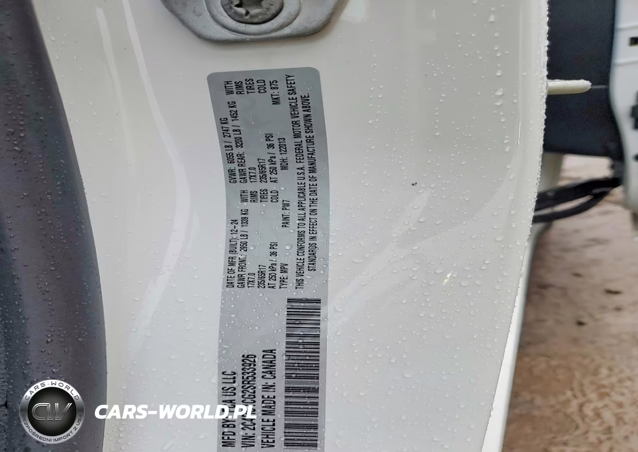 2025 Chrysler Voyager Lx VIN:2C4RC1CG2SR533926 - 14