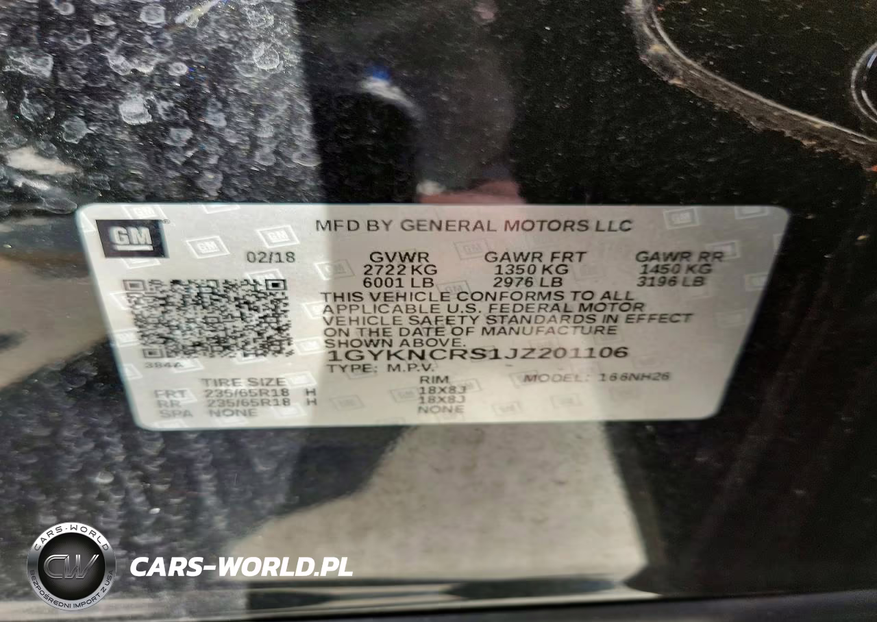 2018 Cadillac Xt5 Luxury VIN:1GYKNCRS1JZ201106 - 13