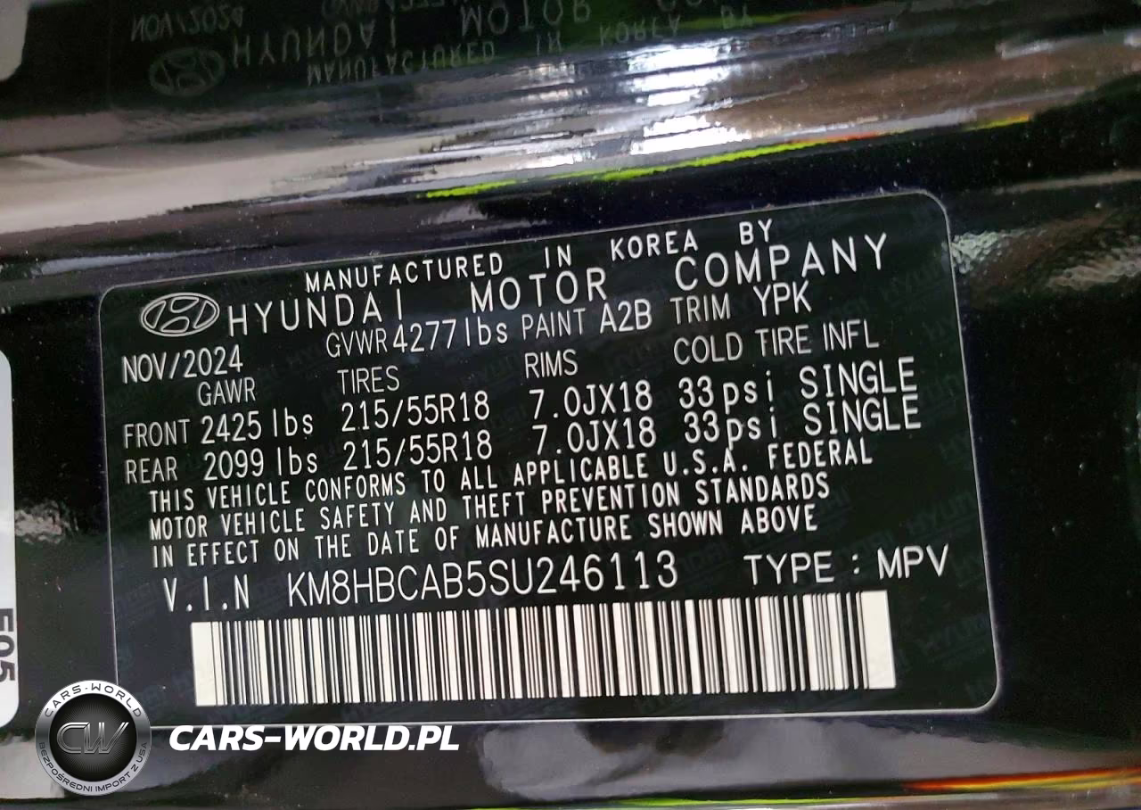 2025 Hyundai Kona Sel VIN:KM8HBCAB5SU246113 - 12