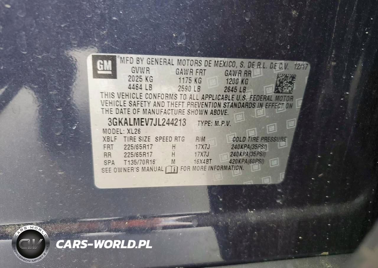 2018 GMC Terrain Sle VIN:3GKALMEV7JL244213 - 13