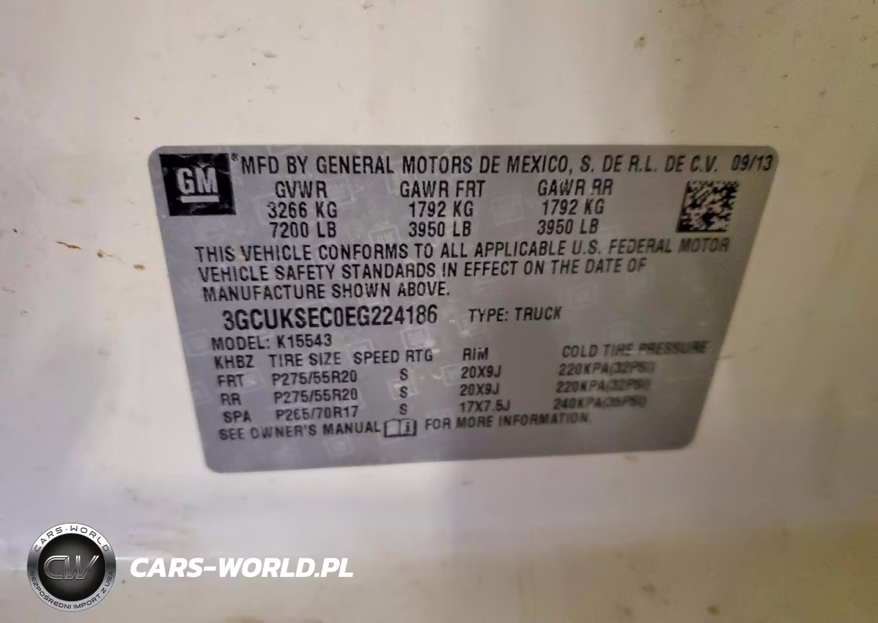 2014 Chevrolet Silverado K1500 Ltz VIN:3GCUKSEC0EG224186 - 12