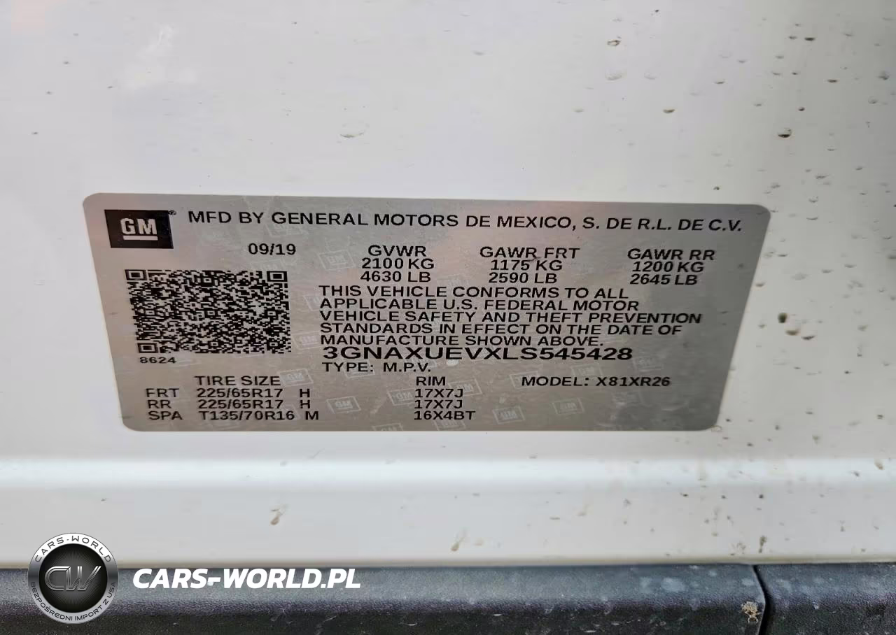 2020 Chevrolet Equinox Lt VIN:3GNAXUEVXLS545428 - 13