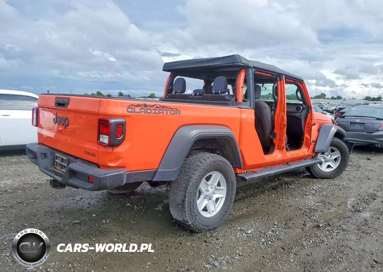 2020 Jeep Gladiator Sport VIN:1C6HJTAG0LL143781 - 3