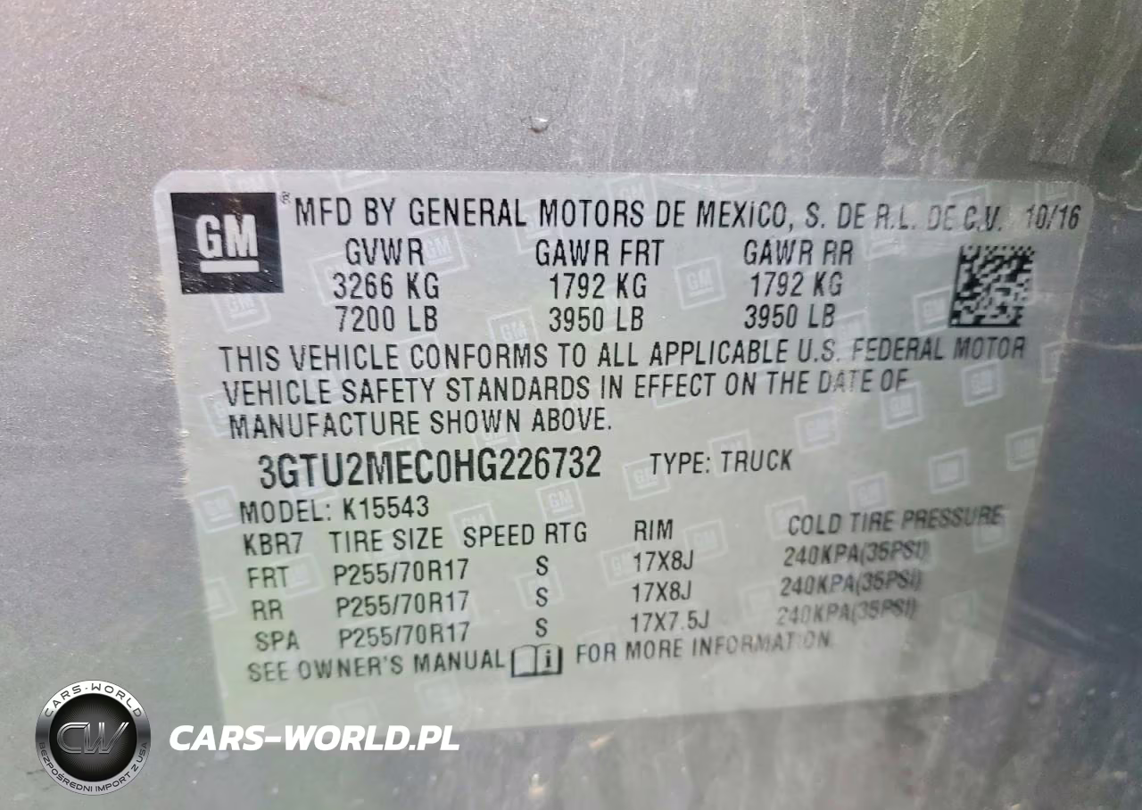 2017 GMC Sierra K1500 Sle VIN:3GTU2MEC0HG226732 - 13