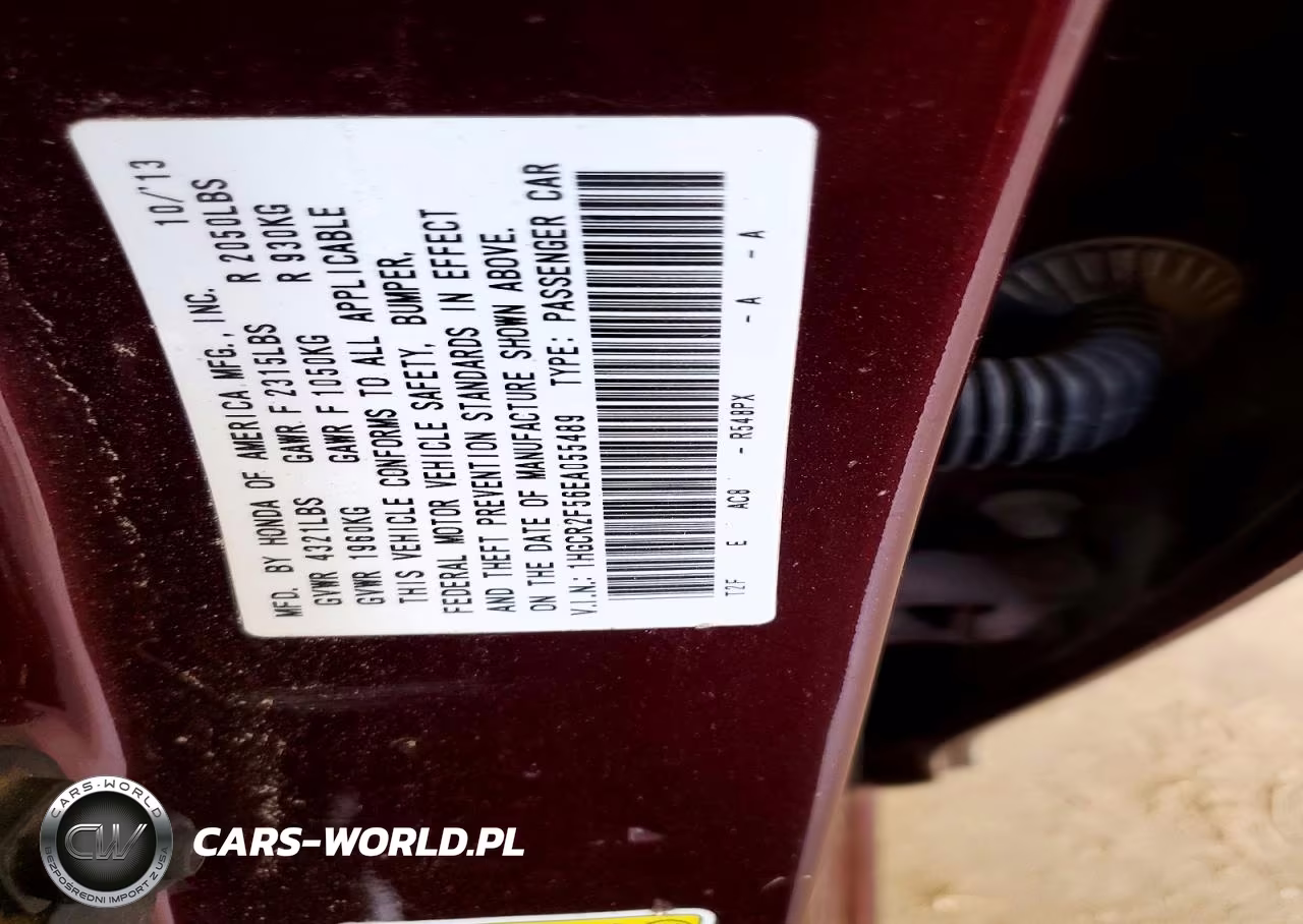 2014 Honda Accord Sport VIN:1HGCR2F56EA055489 - 13