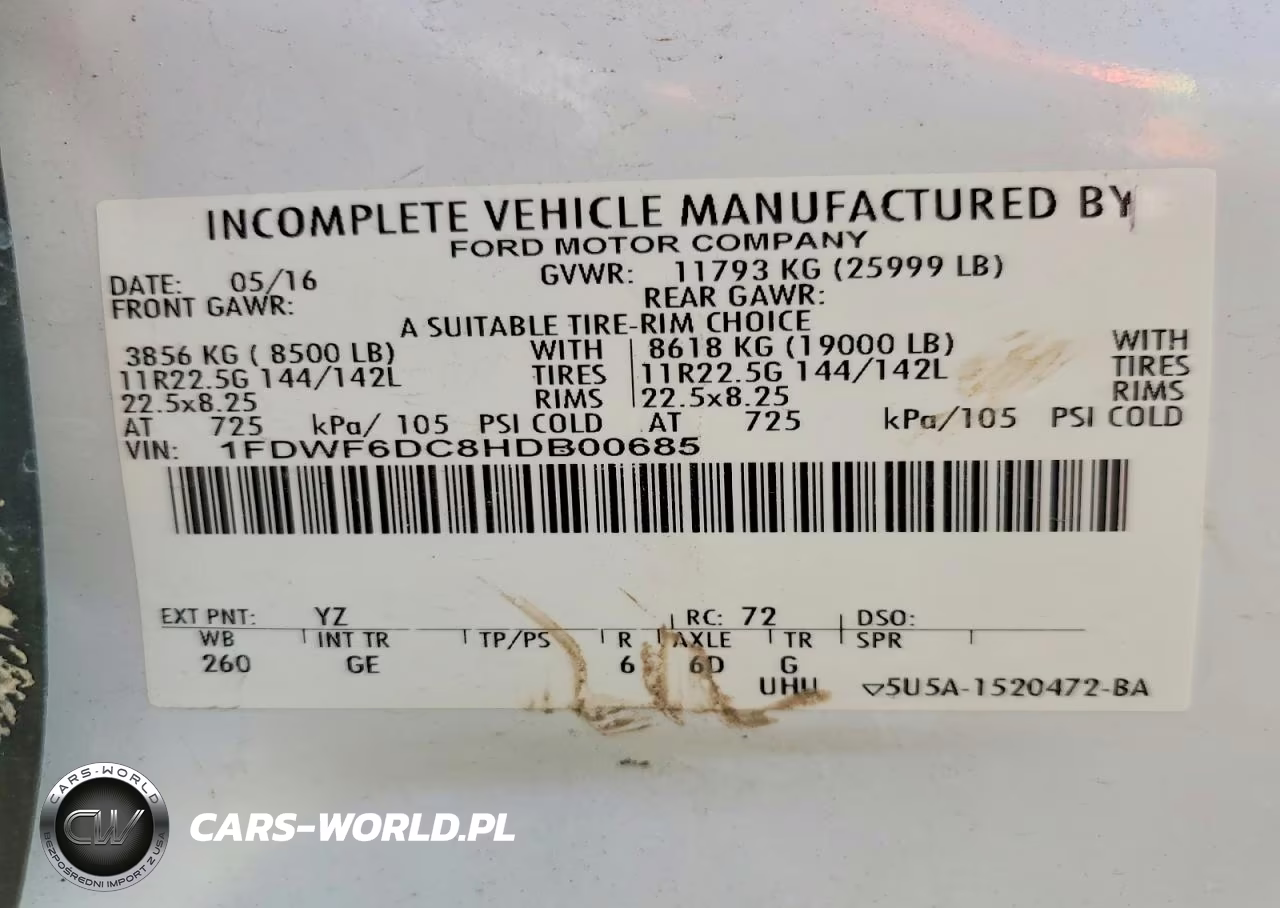 2017 Ford F650 Super Duty Flatbed Truck VIN:1FDWF6DC8HDB00685 - 13