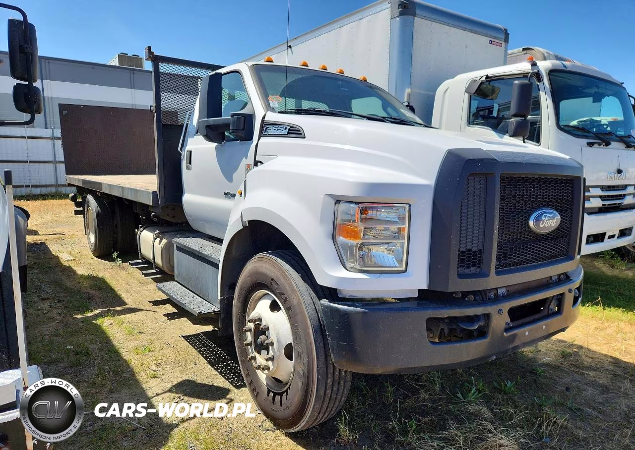 2017 Ford F650 Super Duty Flatbed Truck VIN:1FDWF6DC8HDB00685 - 4