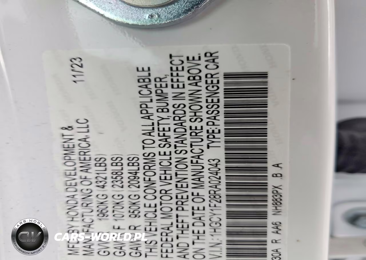 2024 Honda Accord Lx VIN:1HGCY1F28RA024043 - 12