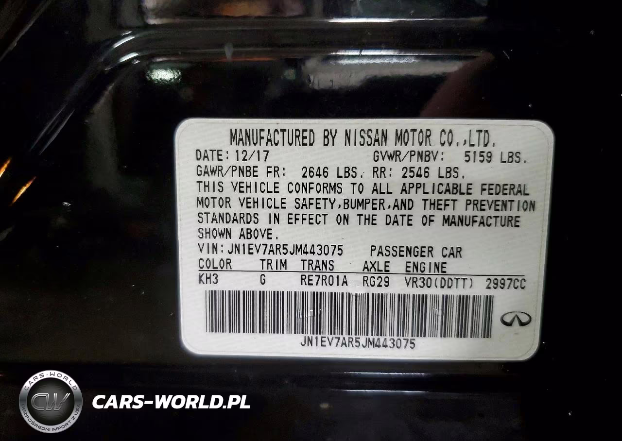 2018 Infiniti Q50 3.0T Luxe VIN:JN1EV7AR5JM443075 - 12