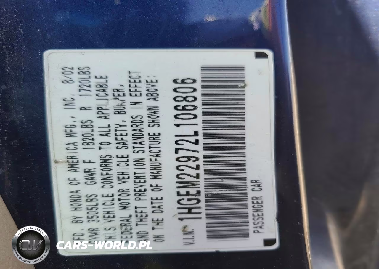2002 Honda Civic Ex VIN:1HGEM22972L106806 - 12