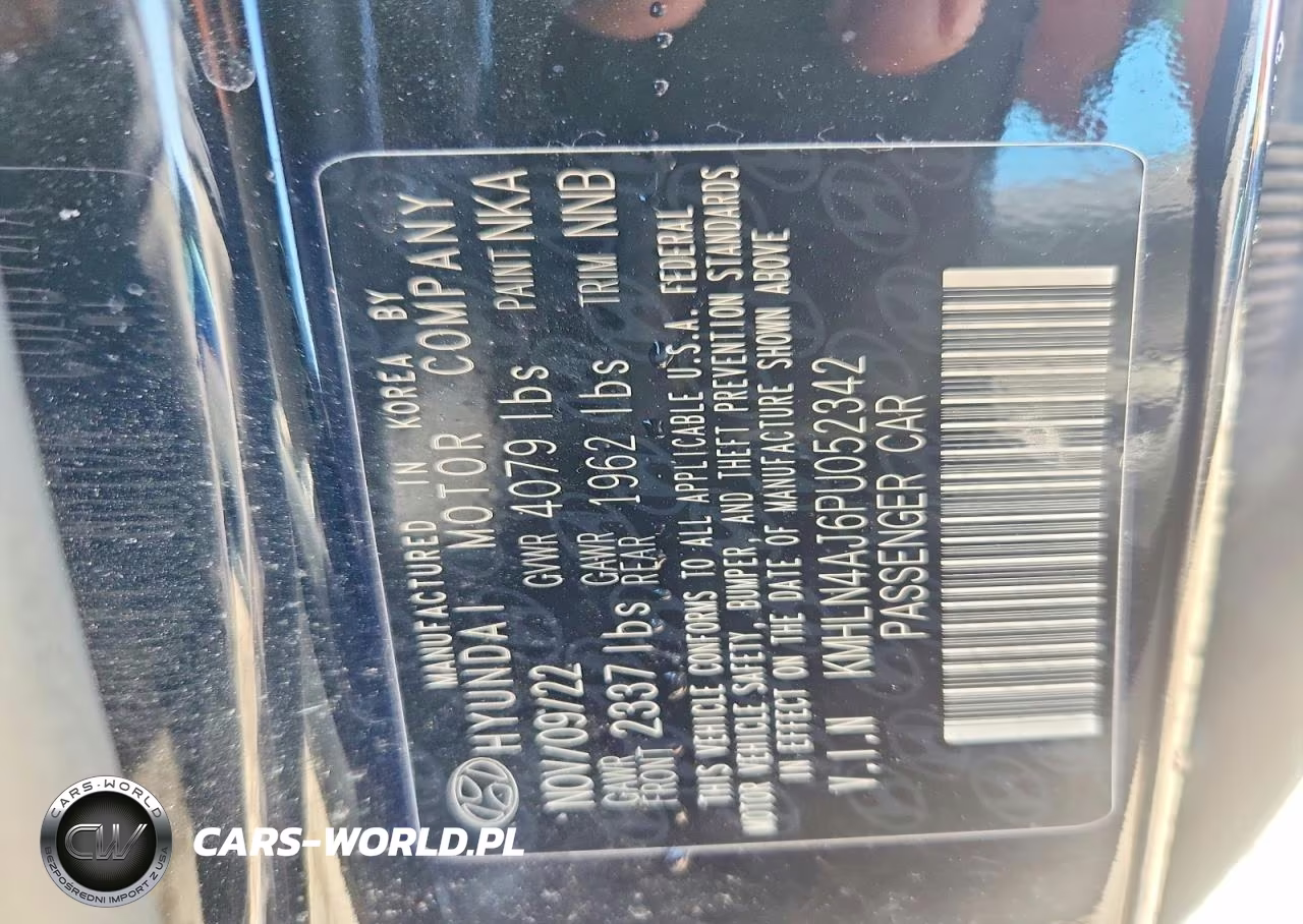 2023 Hyundai Elantra Hybrid Limited VIN:KMHLN4AJ6PU052342 - 12