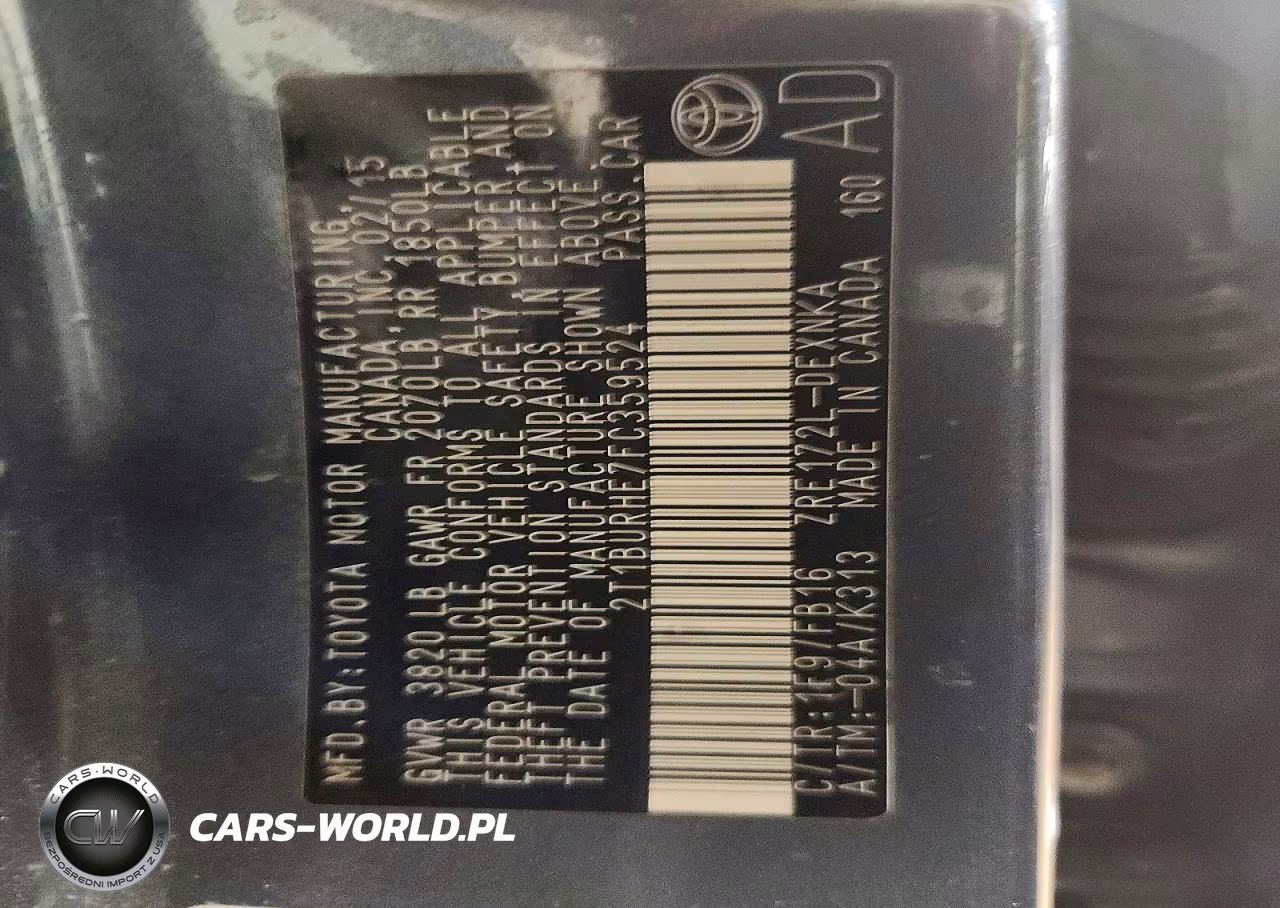 2015 Toyota Corolla Le VIN:2T1BURHE7FC359524 - 13