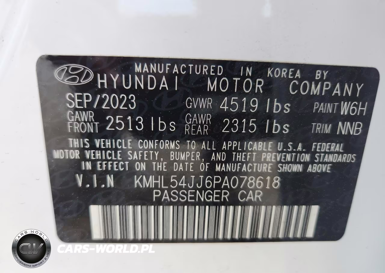 2023 Hyundai Sonata Hybrid Limited VIN:KMHL54JJ6PA078618 - 13