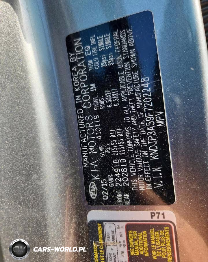 2015 Kia Soul + VIN:KNDJP3A59F7202248 - 12