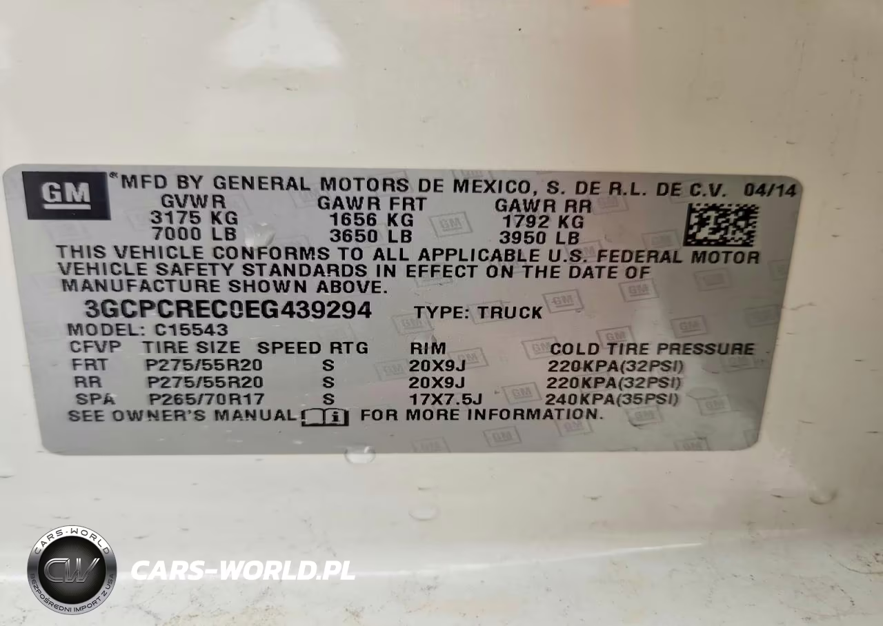 2014 Chevrolet Silverado C1500 Lt VIN:3GCPCREC0EG439294 - 12