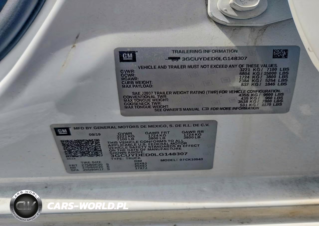 2020 Chevrolet Silverado K1500 Lt VIN:3GCUYDED0LG148307 - 13