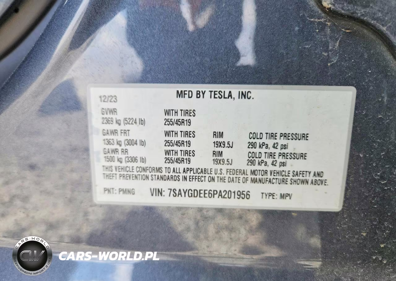 2023 Tesla Model Y VIN:7SAYGDEE6PA201956 - 13
