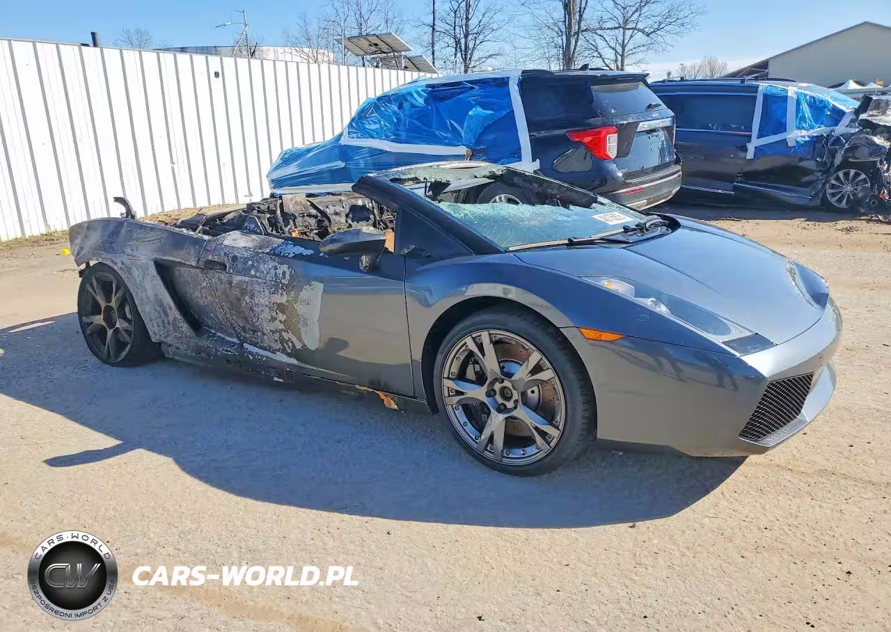 2007 Lamborghini Gallardo Spyder VIN:ZHWGU22T37LA04553 - 4
