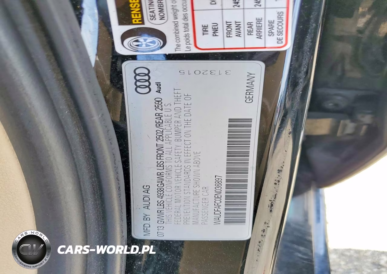 2014 Audi A6 Premium Plus VIN:WAUDFAFC0EN036897 - 12