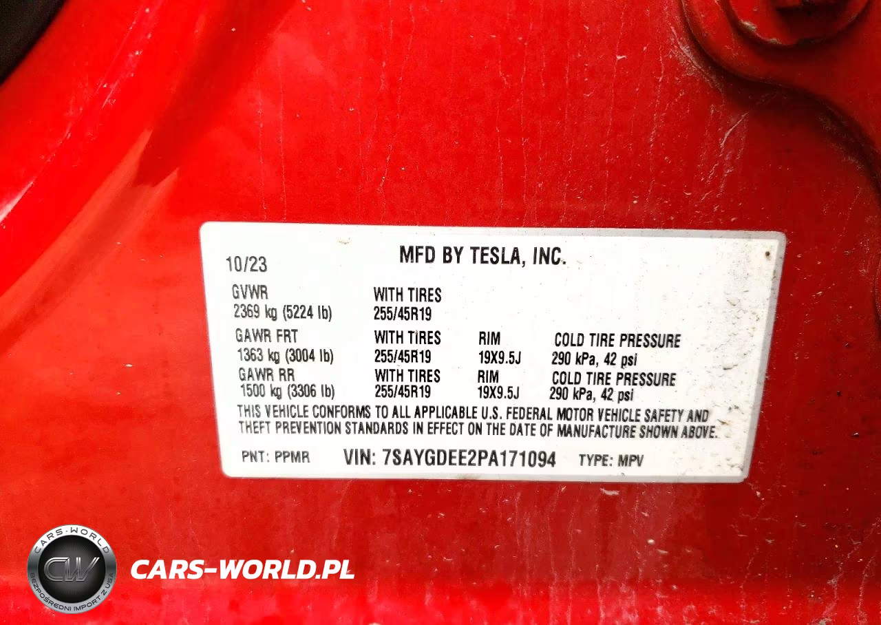 2023 Tesla Model Y VIN:7SAYGDEE2PA171094 - 12