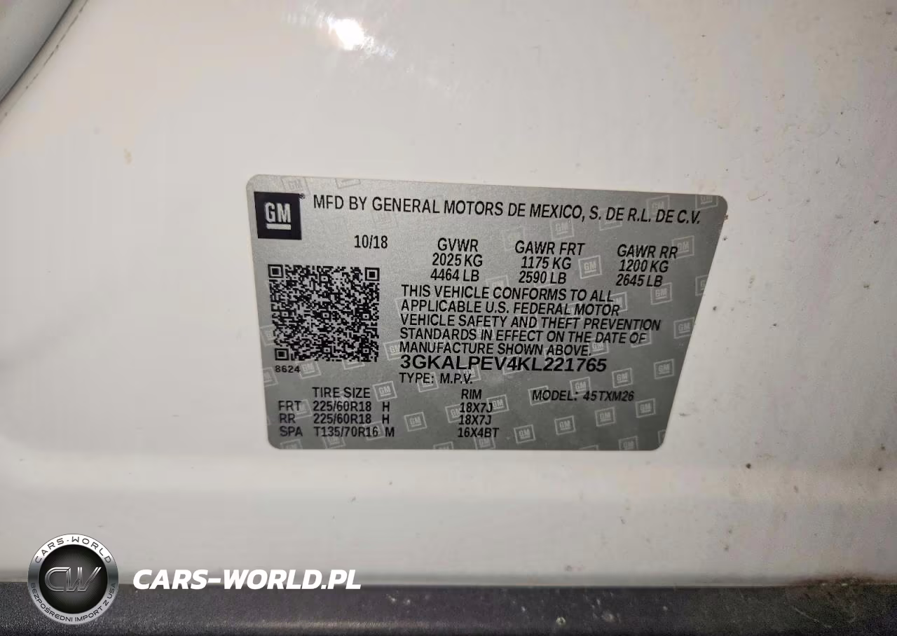2019 GMC Terrain Slt VIN:3GKALPEV4KL221765 - 14