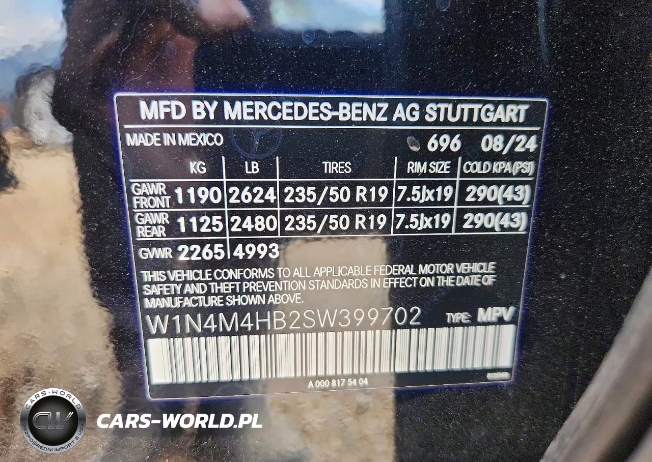 2025 Mercedes-Benz Glb 250 4Matic VIN:W1N4M4HB2SW399702 - 13
