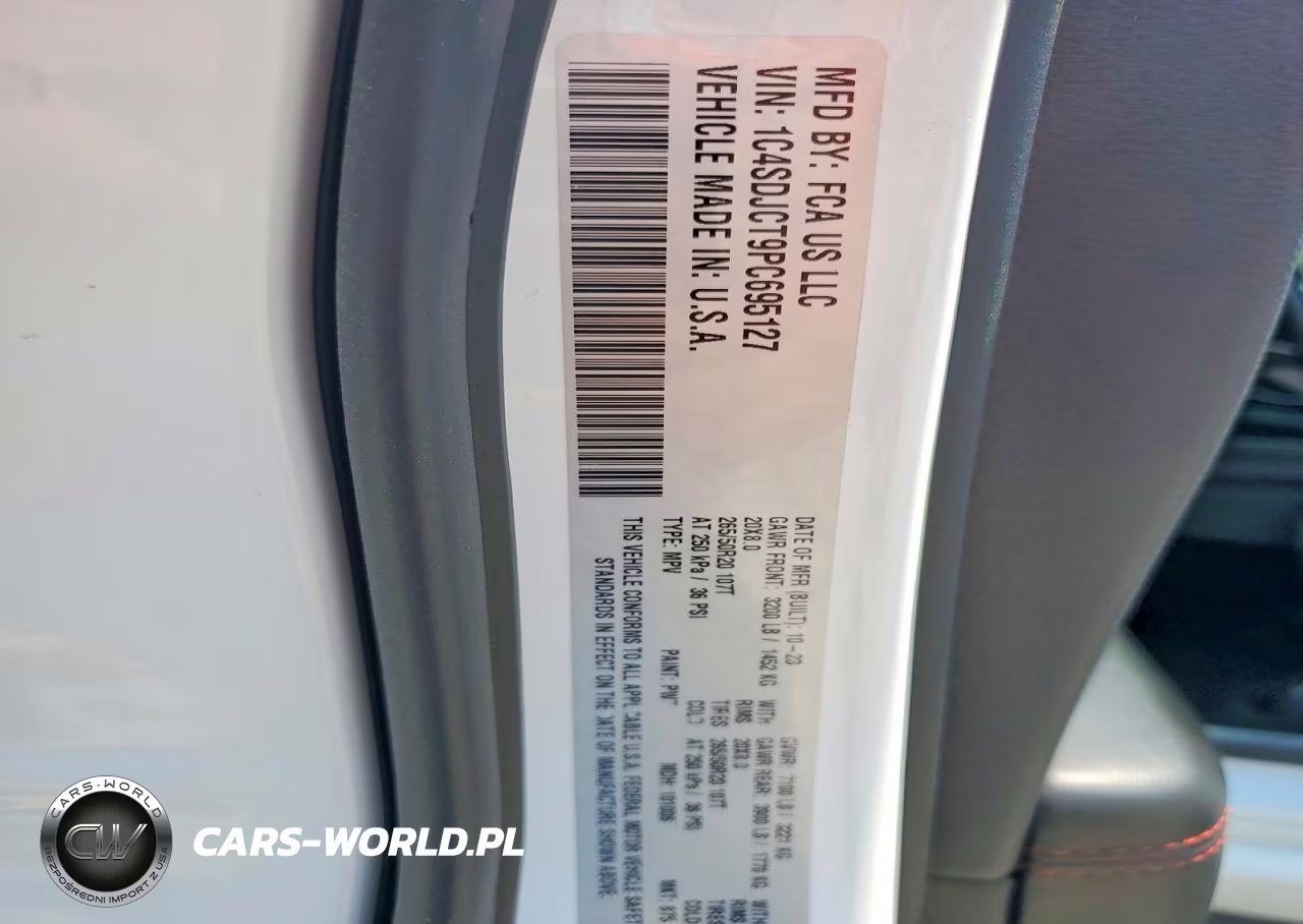 2023 Dodge Durango R VIN:1C4SDJCT9PC695127 - 13