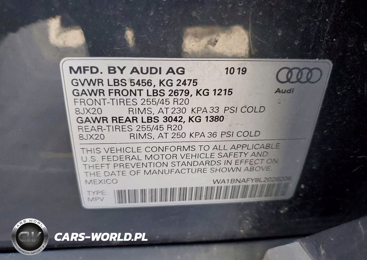 2020 Audi Q5 Premium Plus VIN:WA1BNAFY8L2028208 - 14