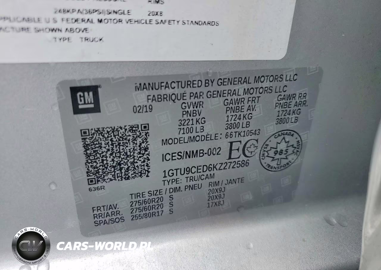 2019 GMC Sierra K1500 Elevation VIN:1GTU9CED6KZ272586 - 12