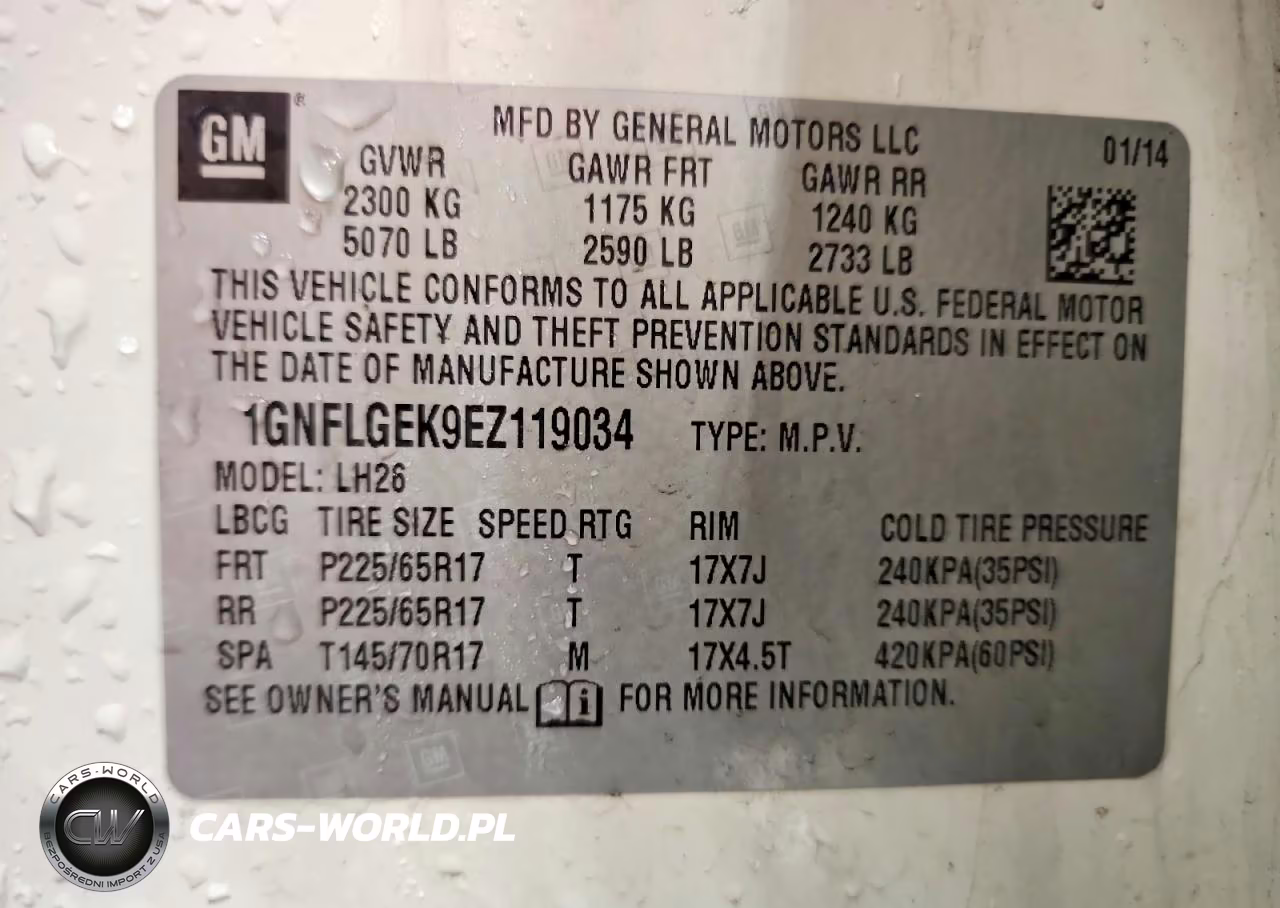 2014 Chevrolet Equinox Lt VIN:1GNFLGEK9EZ119034 - 13