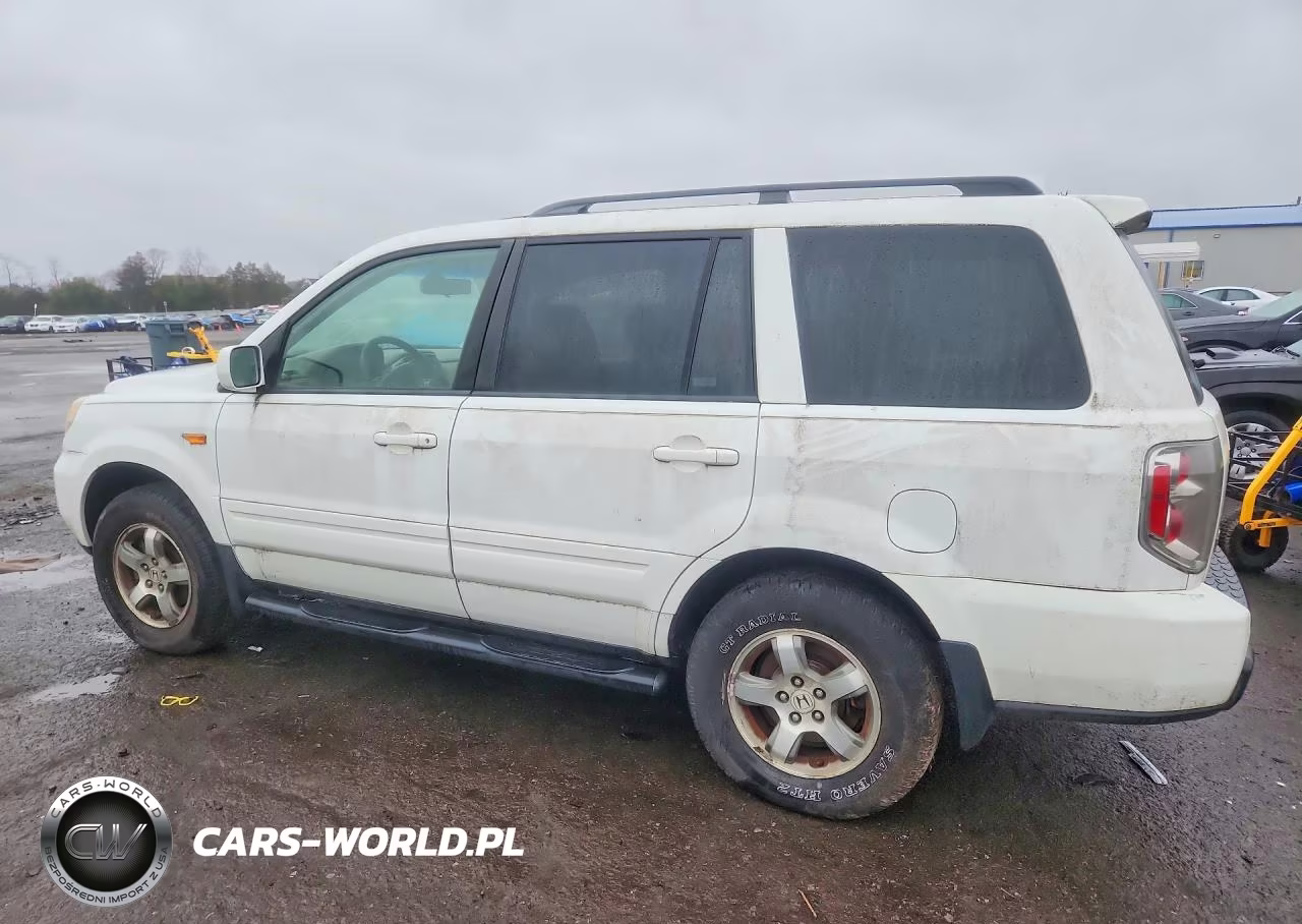 2007 Hond Pilot VIN:2HKYF18607H536881 - 2