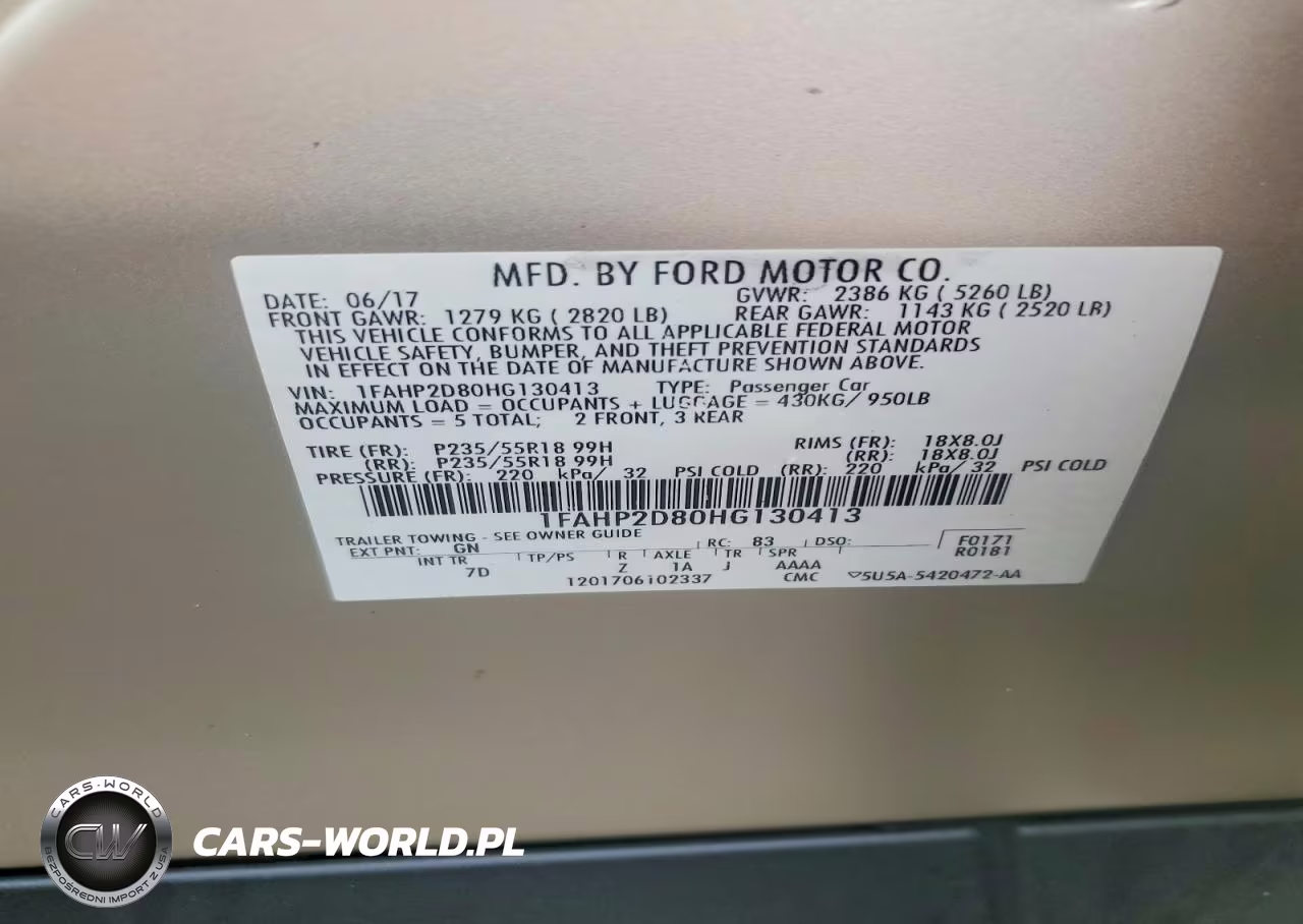 2017 Ford Taurus Se VIN:1FAHP2D80HG130413 - 12