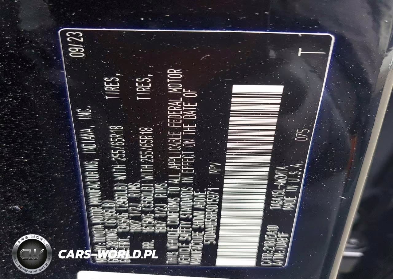 2024 Toyota Grand Highlander Xle VIN:5TDAAAB58RS015971 - 13