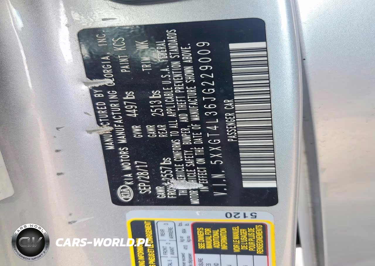 2018 Kia Optima Lx VIN:5XXGT4L36JG229009 - 12