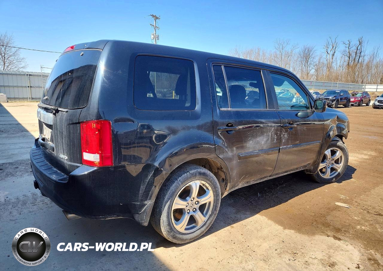 2015 Honda Pilot Exl VIN:5FNYF4H66FB032432 - 3