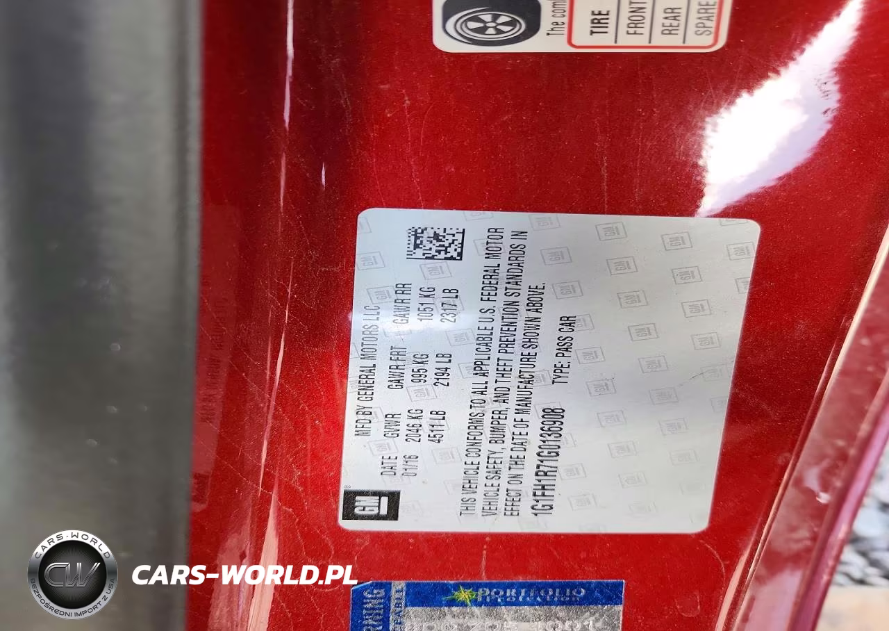 2016 Chevrolet Camaro Ss VIN:1G1FH1R71G0136908 - 12
