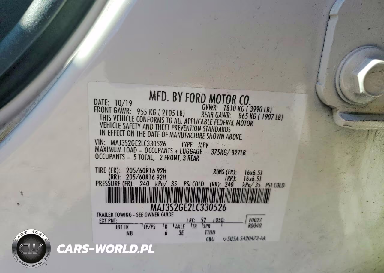 2020 Ford Ecosport Se VIN:MAJ3S2GE2LC330526 - 13