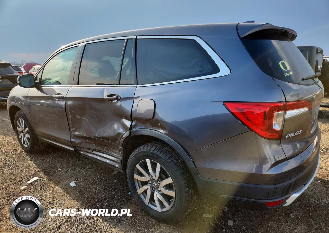 2019 Honda Pilot Exl VIN:5FNYF6H51KB093541 - 2