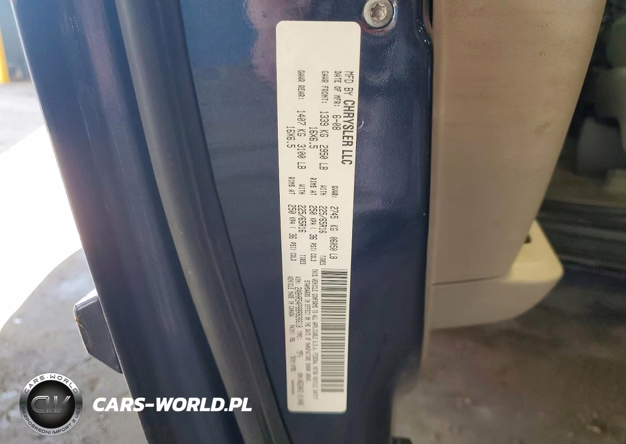 2008 Chrysler Town & Country Touring VIN:2A8HR54P88R826618 - 13