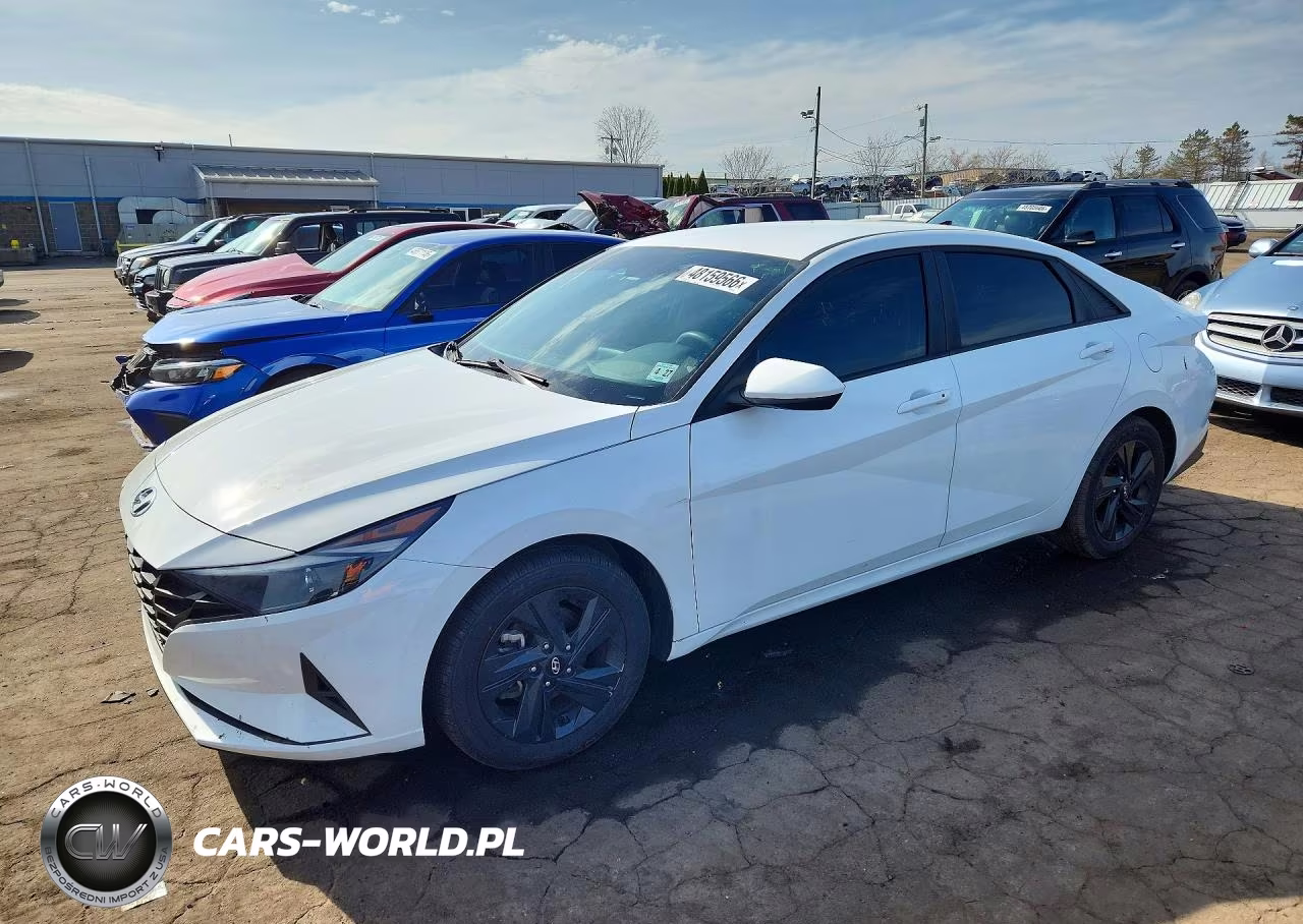 2022 Hyundai Elantra Hybrid Blue