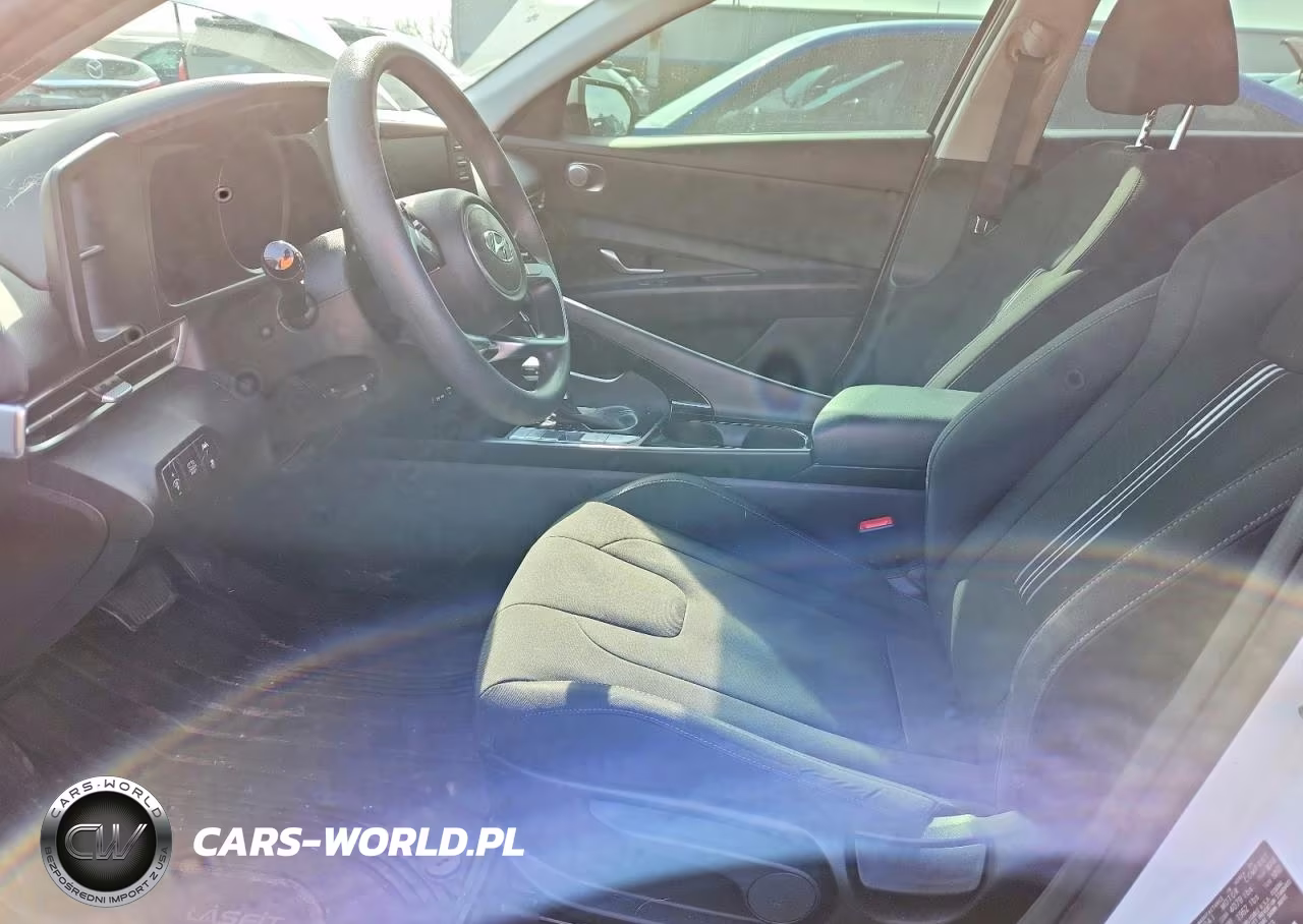 2022 Hyundai Elantra Hybrid Blue VIN:KMHLM4AJ9NU031923 - 7