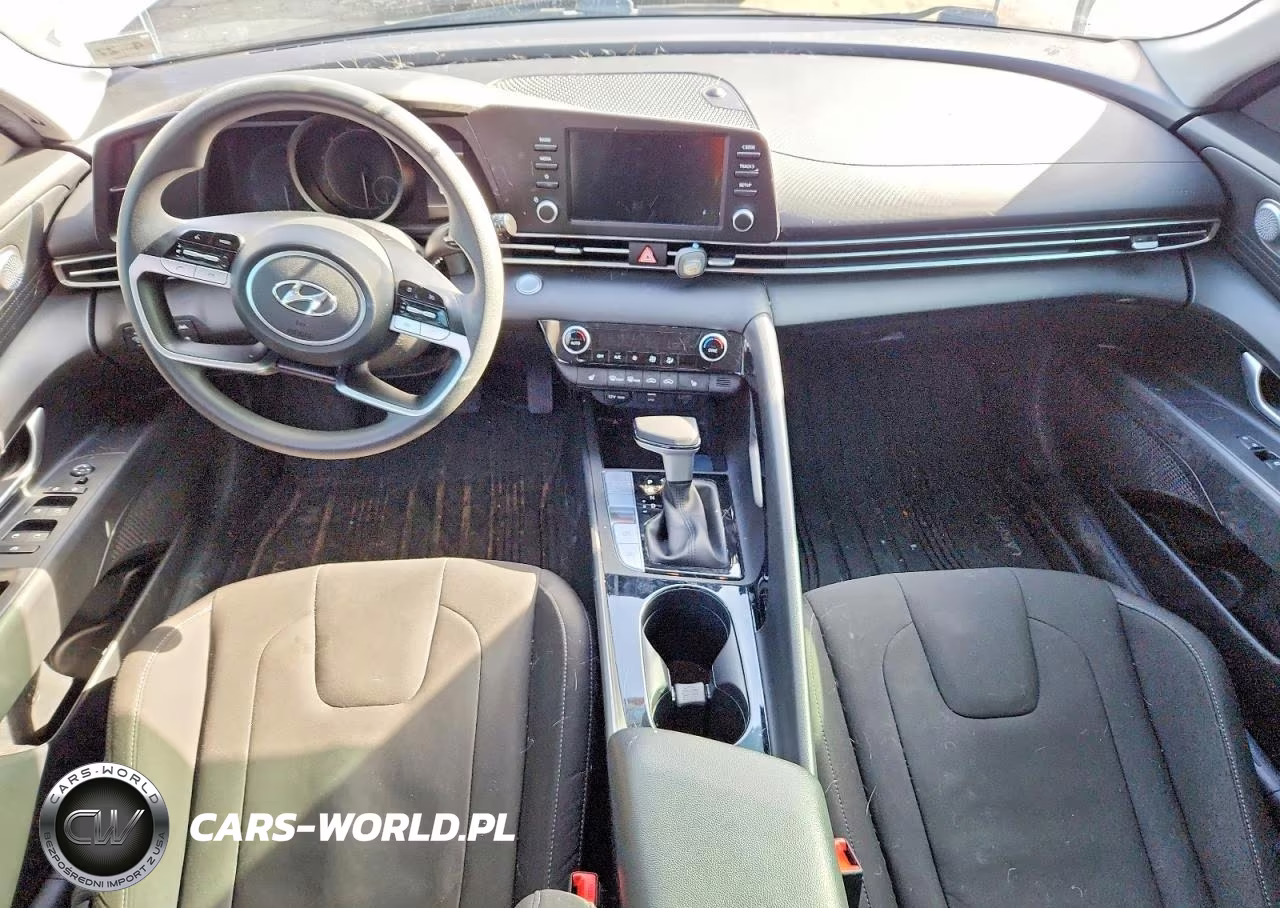 2022 Hyundai Elantra Hybrid Blue VIN:KMHLM4AJ9NU031923 - 8