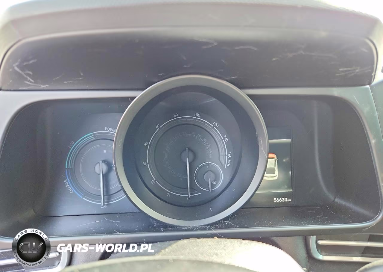 2022 Hyundai Elantra Hybrid Blue VIN:KMHLM4AJ9NU031923 - 9