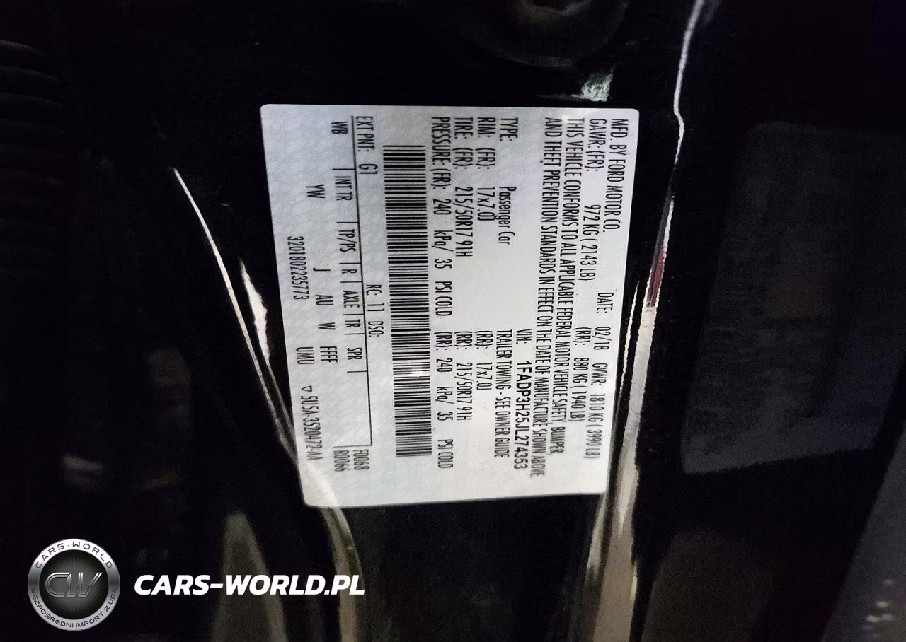 2018 Ford Focus Sel VIN:1FADP3H25JL274353 - 12