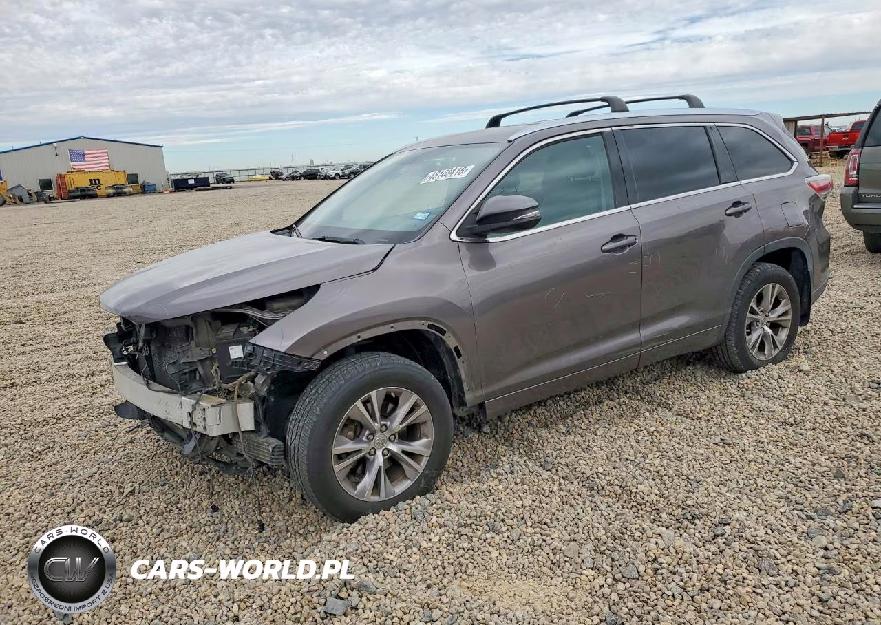 2015 Toyota Highlander Xle – zdjęcie 1 z 14