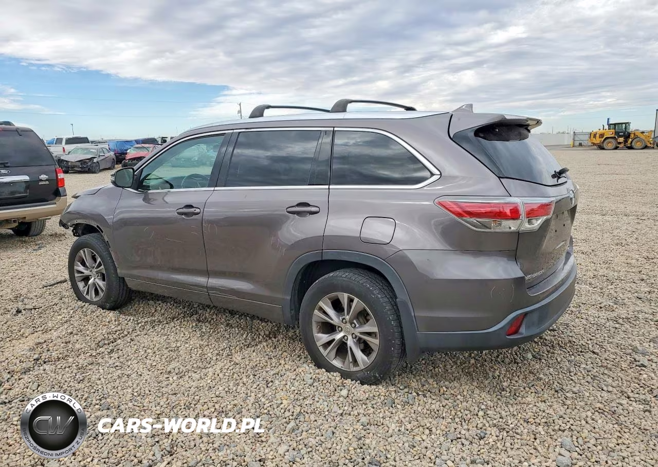 2015 Toyota Highlander Xle VIN:5TDJKRFH9FS167236 - 2