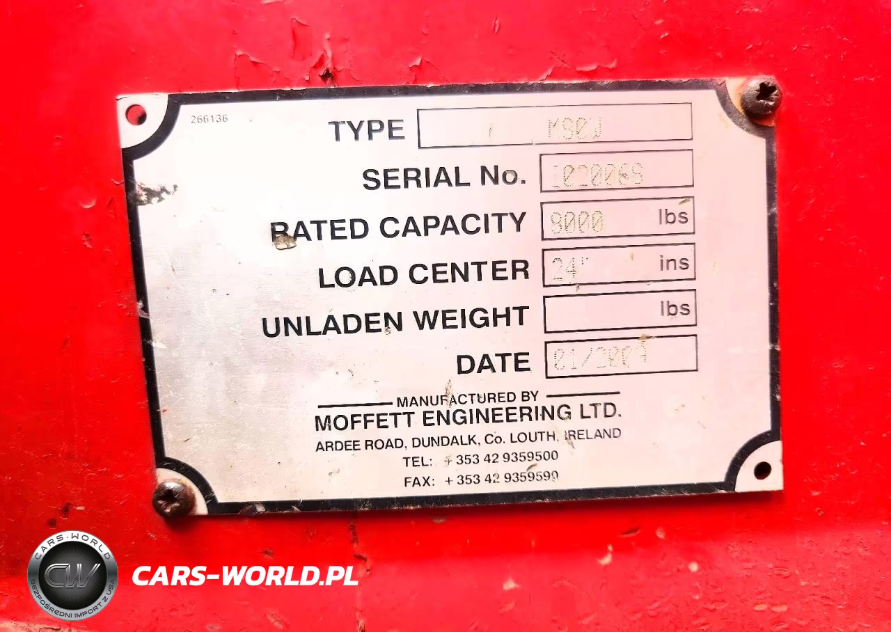 2014 Moffett M80 Forklift VIN:1020068 - 10